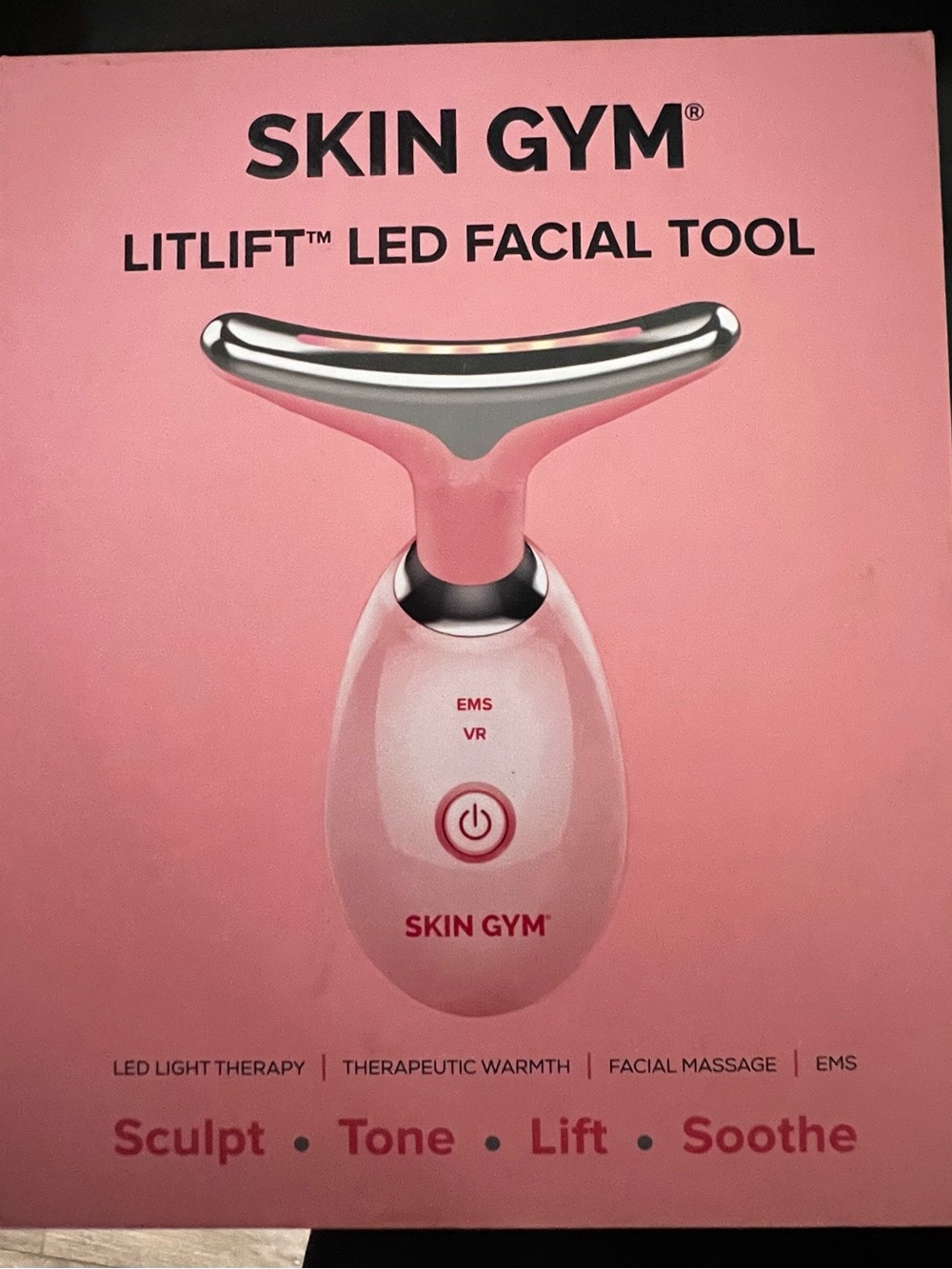 SKIN GYM LitLift LED Facial Tool - Pink